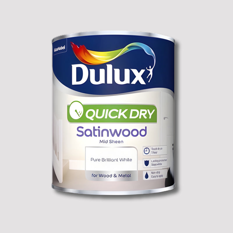 Dulux Qd Satinwood Pbw 750Ml