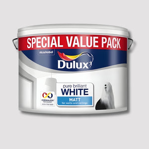 Dulux Vinyl Matt White 7Lt
