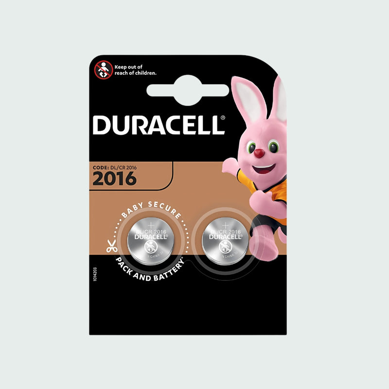 Duracell Coin Lithium 3V Dl2016 Twin Pack -