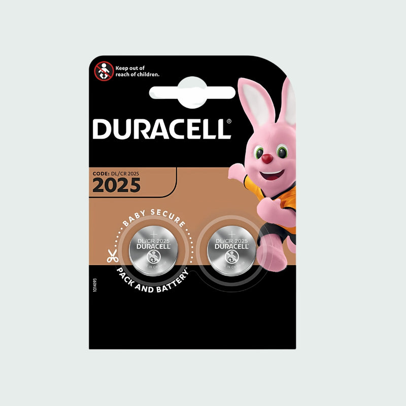 Duracell Batteries Coin Dl2025 Twin Pack Sup