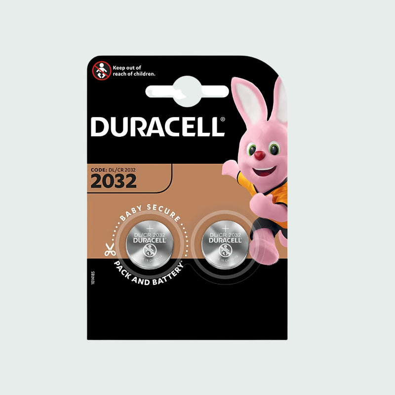 Duracell Cr2032 Batteries 3V Lithium Dl2032 - 2 Pack