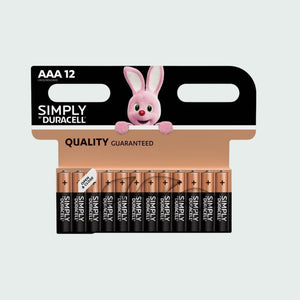 Duracell Simply Aaa Batteries (Pack of 12)