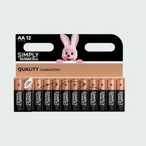 Duracell Simply Aa Batteries pack of 12
