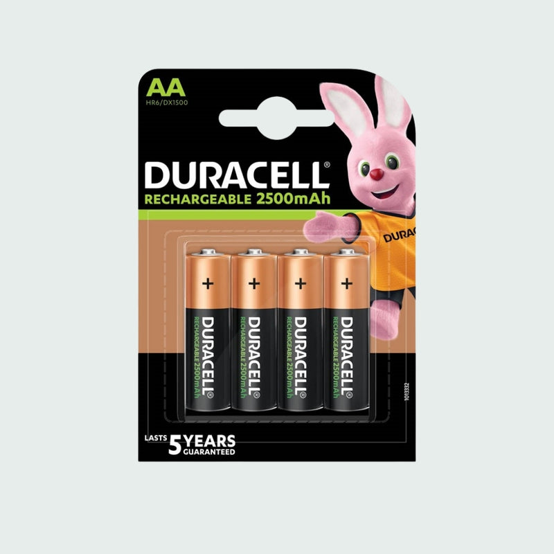 Duracell Rechargeable Aa 2500Mah Batteries