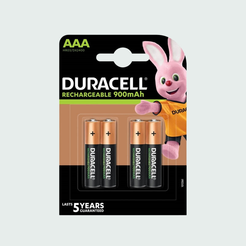 Duracell Rechargeable Ultra Aaa Batteries (Pack Of 4, 900Mah)