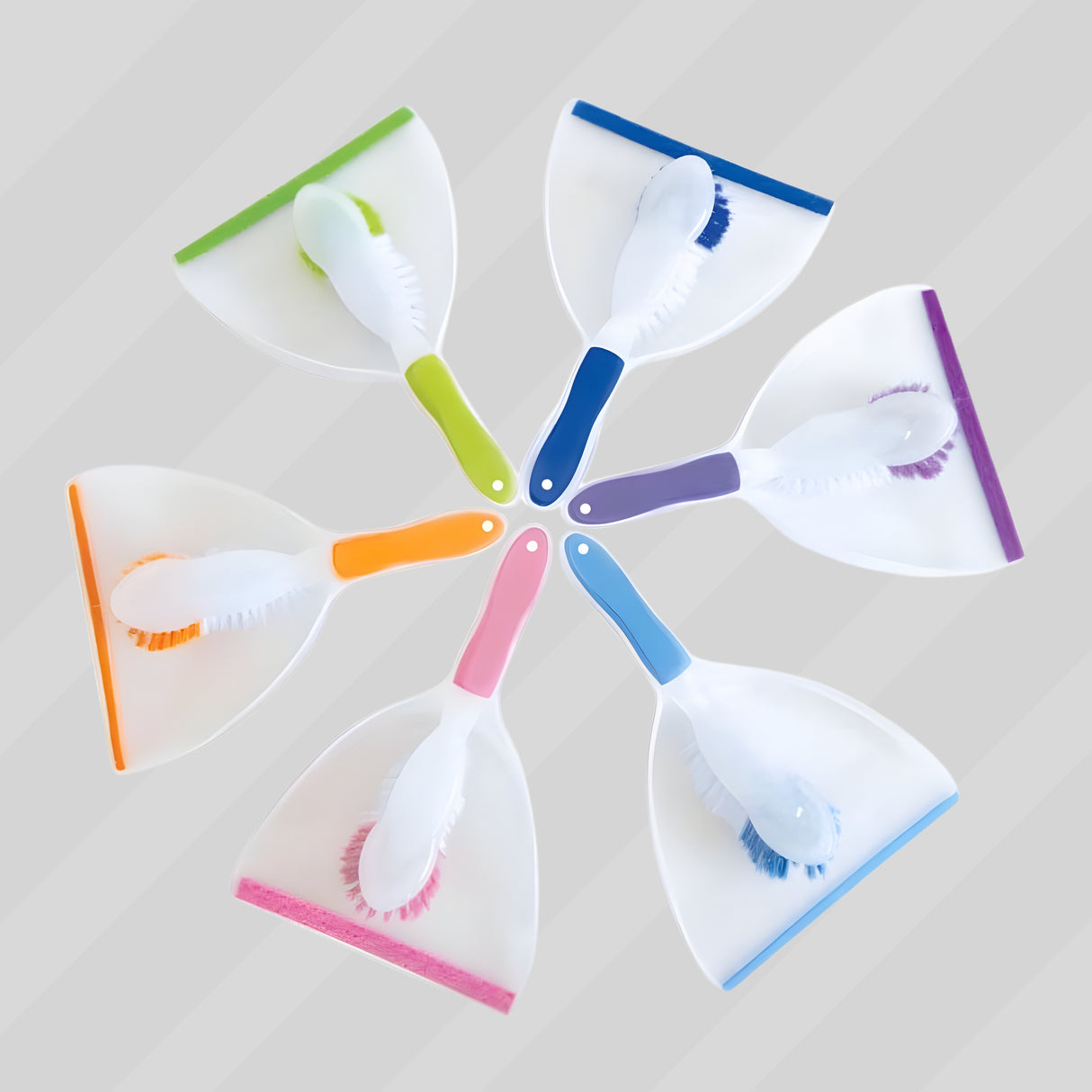 Duzzit Dustpan & Brush Bright