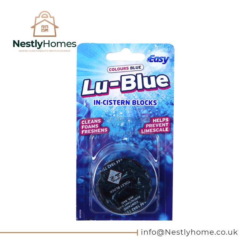 EASY LU BLUE TOILET BLOCK TWIN 38G PK12