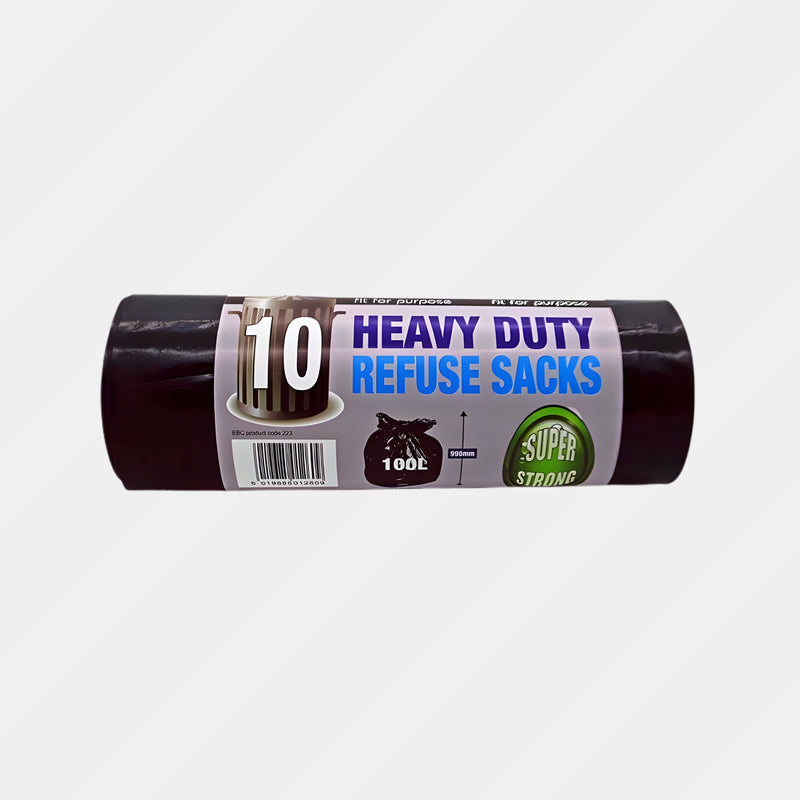 Ecobag Black Heavyduty Super 10 Bag 100L
