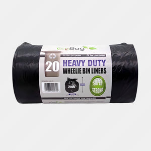 Ecobag Black Wheelie Bin 20 Bags 240 Ltr (Sp)