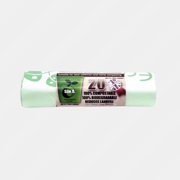 Ecobag Compostable Caddy Bin 20 Bag 7L
