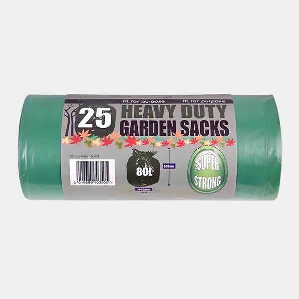 Ecobag Garden Bag Green 25 Bag 80 Ltr