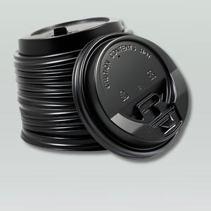 Eco Wise Lids Black 12Oz 25Pcs