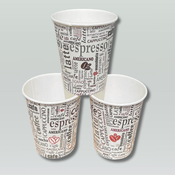 Eco Wise Paper Cups 12Oz 25Pcs