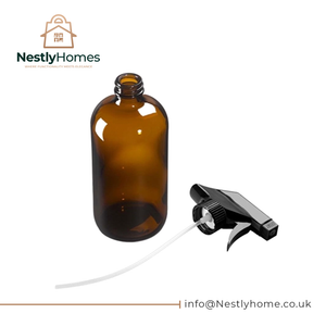 Elliotts Glass Spray Bottle Brown480ml