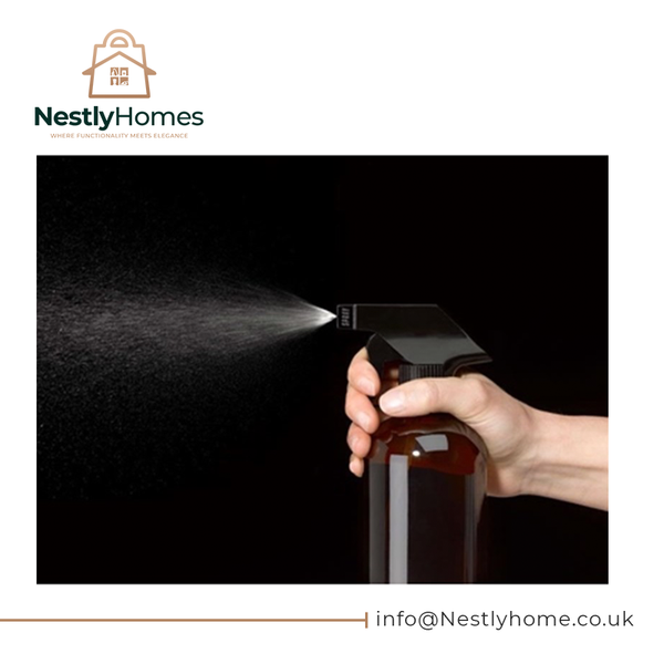 Elliotts Glass Spray Bottle Brown480ml