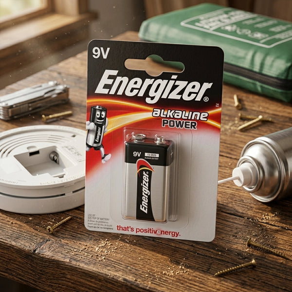 Energizer Alkaline Power 9V Battery (1 Pack)