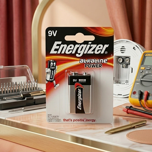 Energizer Alkaline Power 9V Battery (1 Pack)