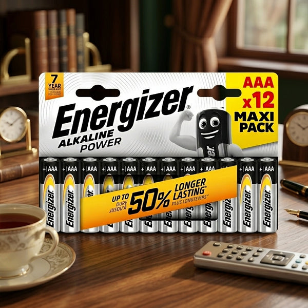 Energizer Aaa Alkaline Power Batteries (Pack Of 12)