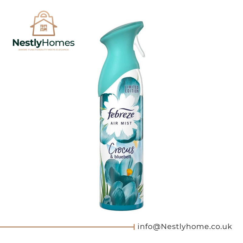 Febreze Air Freshener Crocus & Bluebell 185ml – Pack of 8