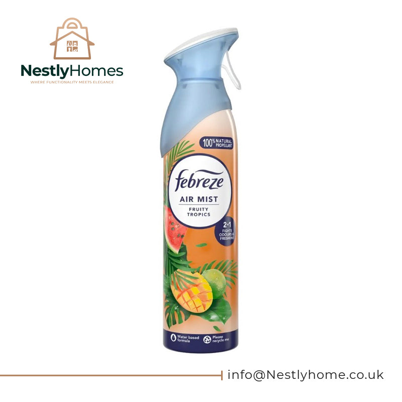 Febreze Air Freshener Fruity Tropics 185ml – Pack of 8