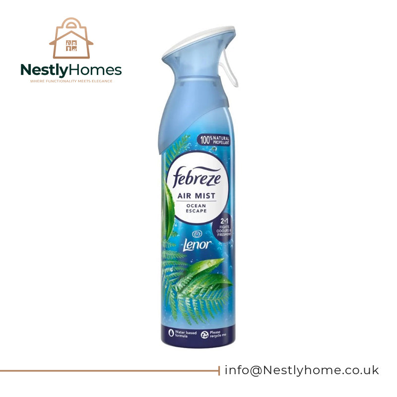 Febreze Air Freshener Lenor Ocean Escape 185ml – Pack of 8