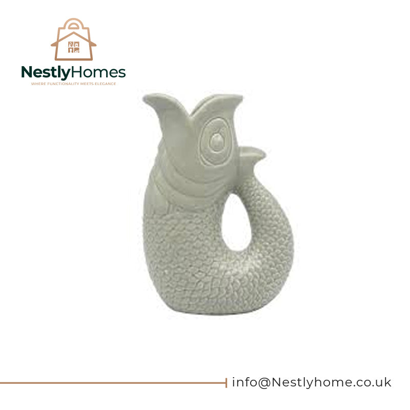 Fish Jug/ Vase Green 26cm