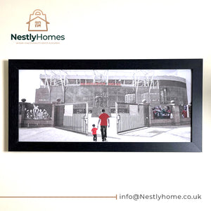 Frame Manchester United F.c Old Trafford 70x30cm