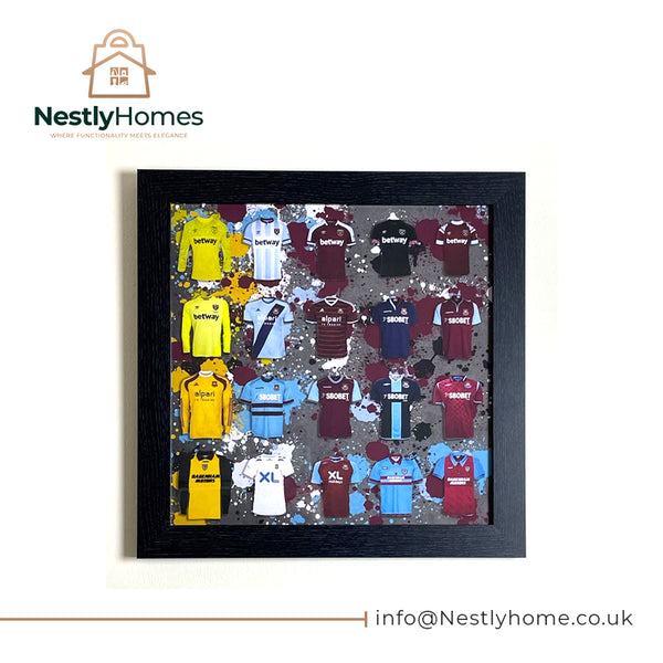 Frame Westham United F.c Kits 40x40cm