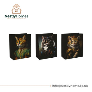 Gift Bag Cat Print 19x23cm
