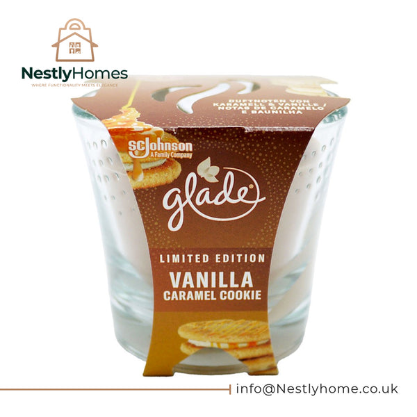 Glade Candle 129g Caramel &amp; Vanilla