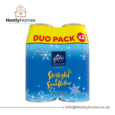 Glade Refill Straight &amp; Snowflake Twin Pack (2 x 269m)