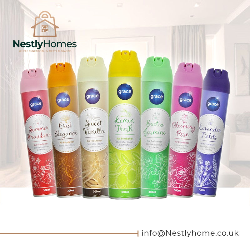 GRACE AIR FRESHENER SUMMER STRAWBERRY 300ML PK12