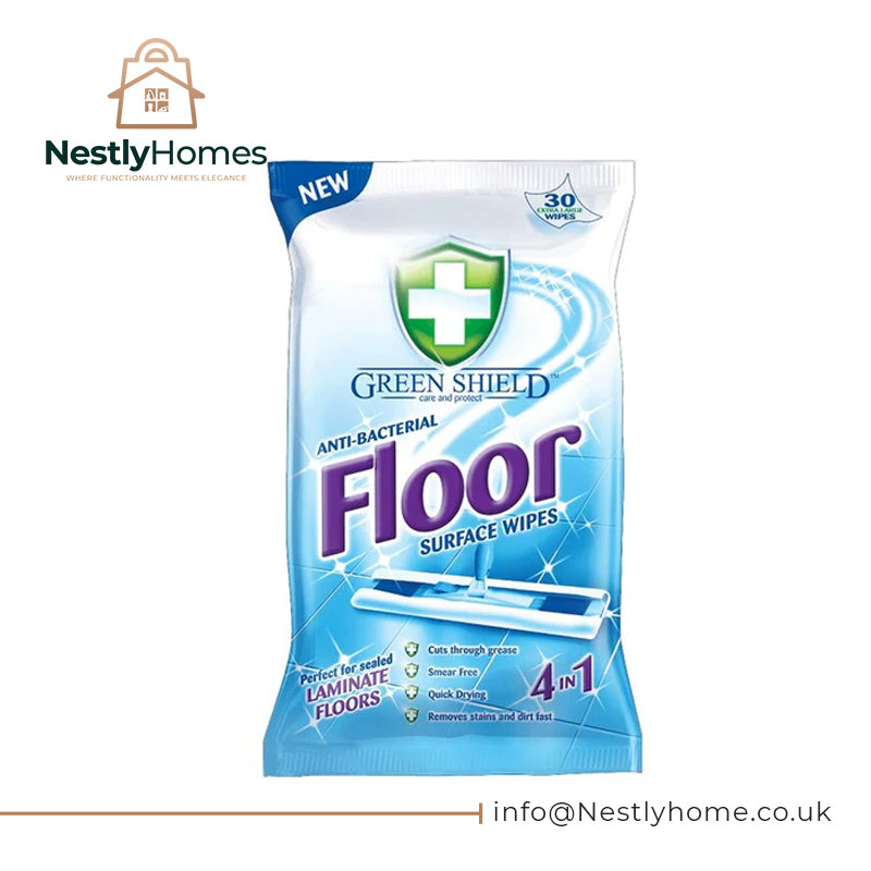 GREEN SHIELD ANTIBAC FLOOR WIPES 24ps