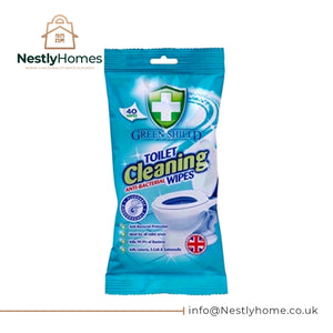 GREEN SHIELD TOILET WIPES 40S