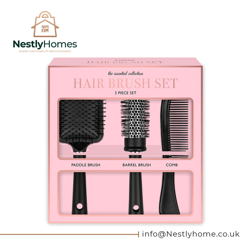 Hair Brush Set 3pce