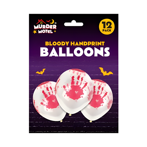 HALLOWEEN BLOODY HANDPRINT BALLOON