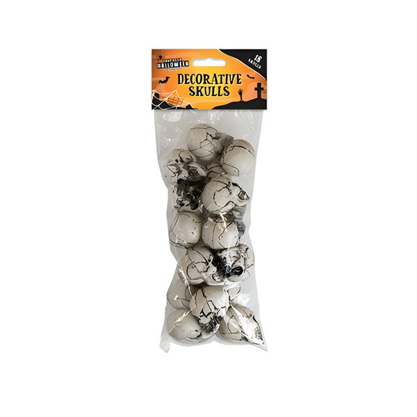 HALLOWEEN DECORATIVE SKULLS