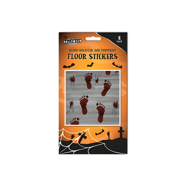 HALLOWEEN FOOTPRINT FLOOR STICKERS
