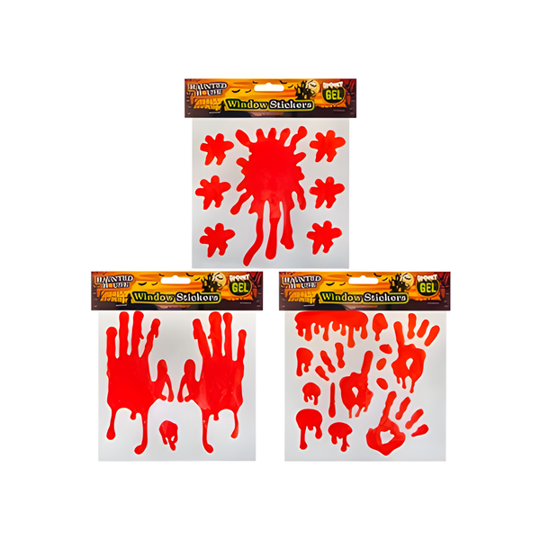 HALLOWEEN GEL WINDOW STICKERS (144846)