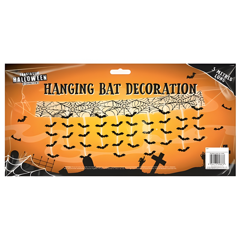 HALLOWEEN HANGING BAT DECORATION