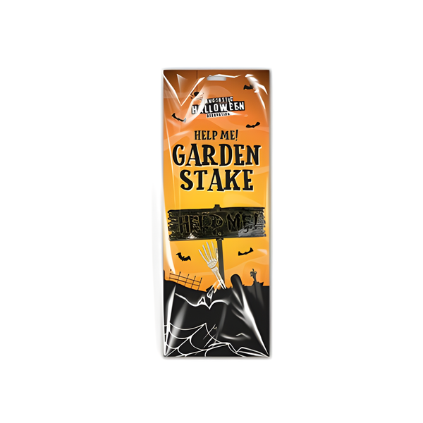 HALLOWEEN HELP ME GARDEN STAKE