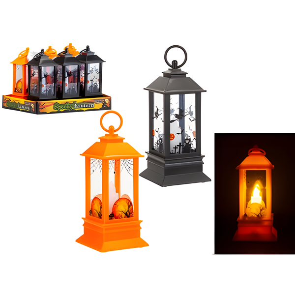 HALLOWEEN LANTERN 14CM ASSORTED