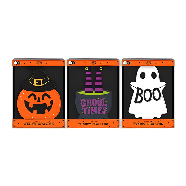HALLOWEEN LIGHT UP WINDOW DECORATION