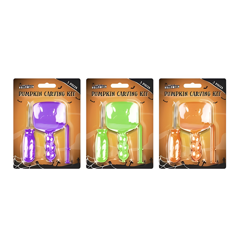 HALLOWEEN PUMPKIN CARVING KIT ASSORTED