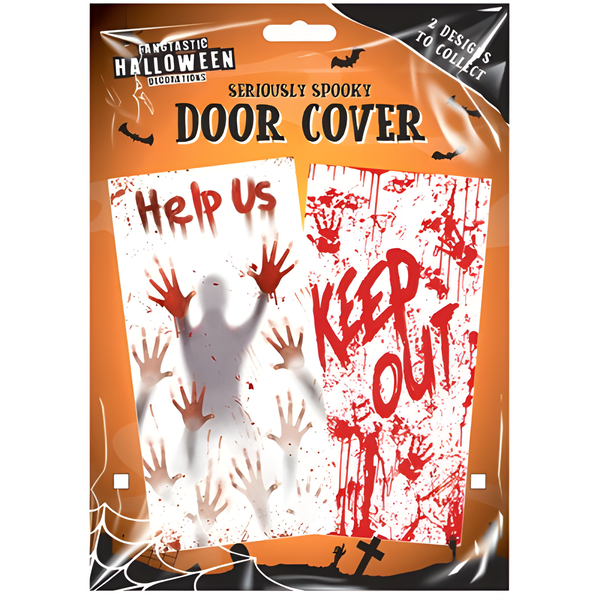 HALLOWEEN SCARY DOOR COVER