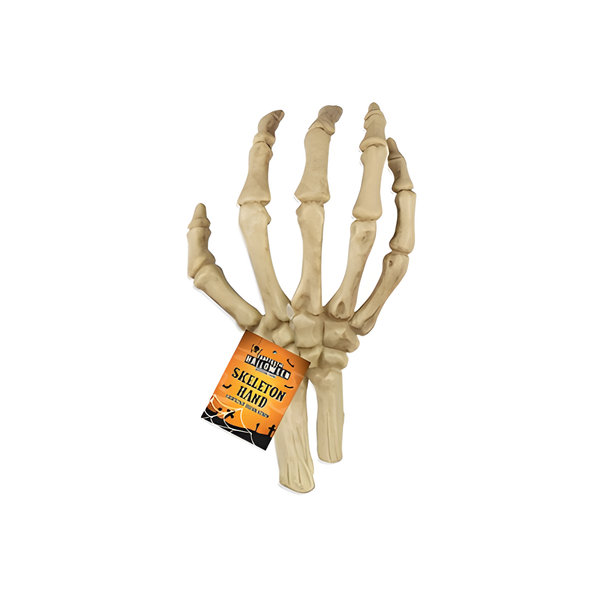HALLOWEEN SKELETON HAND DECORATION 20CM