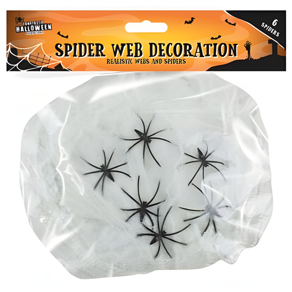 HALLOWEEN SPIDER WEB DECORATION