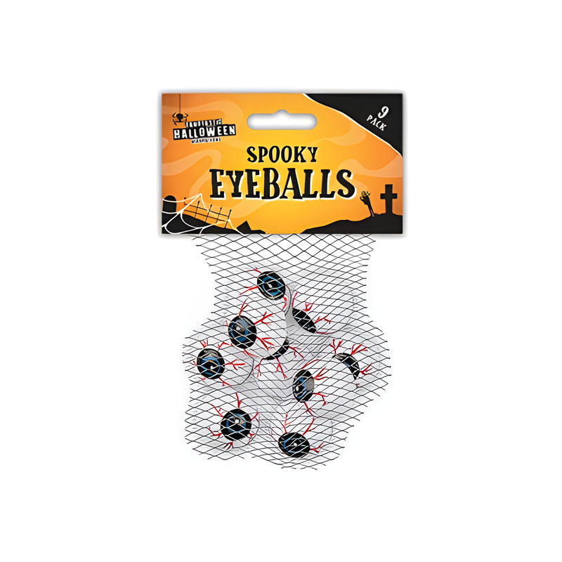 Halloween Spooky Eyeballs Pk of 9