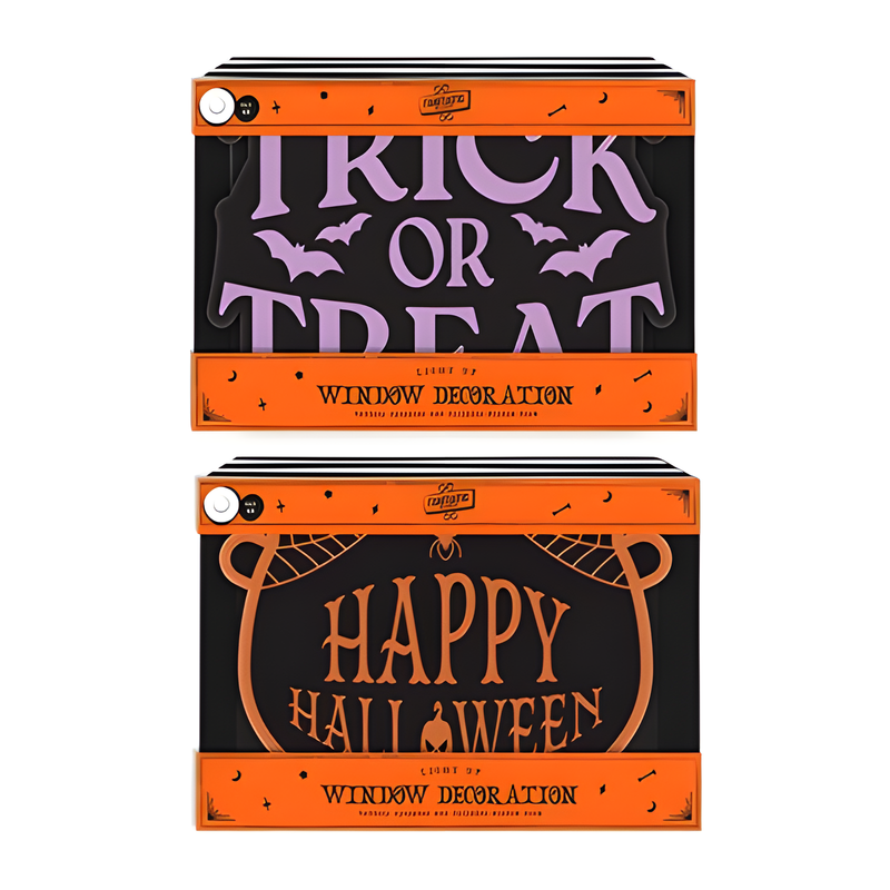 HALLOWEEN SPOOKY LIGHT UP WINDOW DECORATION