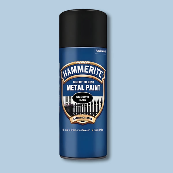 Hammerite Metal Paint Smooth Black 400Ml